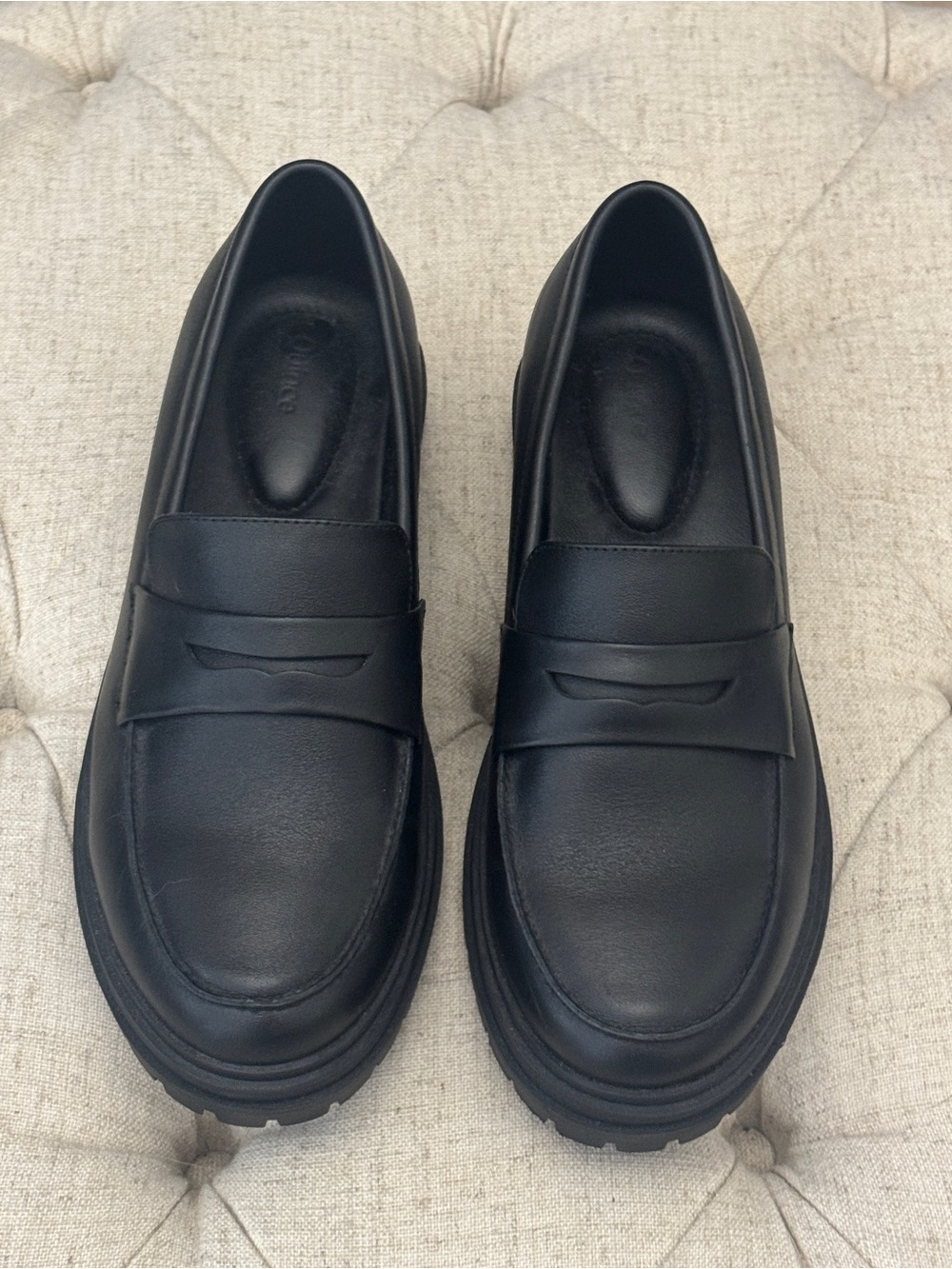 Quince Italian Leather Lug Sole Loafer - Picture 5 of 10